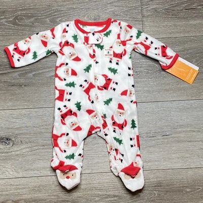 Just One You Carter’s Baby Christmas Footed Pajama Size Newborn