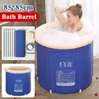 Portable Folding Bathtub Inflatable Water Tub Place Room Spa Massage Bath 85