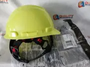New 3M H-709P Hard Hat, 4-Point Pinlock Suspension H-700 Series, Bright Yellow