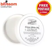 AC633 Mehron Clown White Make Up Face Body Paint FX Professional Makeup Mime 56g