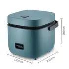 1.2L Mini Rice Cooker Compact Multifunctional Travel Electric Steaming