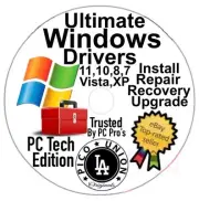 2025 Ultimate Windows Drivers For 11, 10, 8, 7, Vista, XP Intant Install Disc