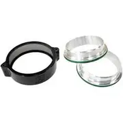 Aeroflow 3.0" Billet Intercooler Clampsstainless Steel Black Clamp - AF25-3000SS-BLK
