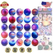96 Pack Galaxy Stress Balls - 2-Inch Squeeze Fidget Sensory Balls for All Ages