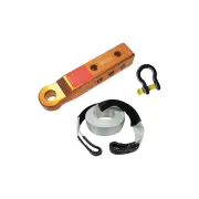 Roadsafe 4Wd Extended Tow Hitch Kit Gold With Snatch Strap & Shackle