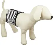 Pet professional manners belt for dogs L Black / border