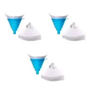 51/101/151pcs Paint Mixing Paper Funnel 100 Mesh Silicone Large Paper Funnel Set