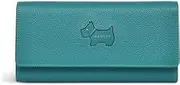 [RADLEY] London Cookie Cutter Large Leather Flapover Matinee Purse in Ocean Blue, Ocean Blue, M