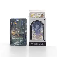 在飛比找蝦皮購物優惠-遠方季風塔羅牌迷你版 Monsoon Tarot英文卡牌美少