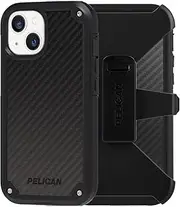 [Pelican] Shield Case + Holster for iPhone 13, Black