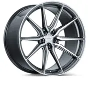 Vossen HF-3 20x9.5 / 5x115 / ET17 / Deep Face / 71.5 - Gloss Black Wheel