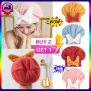 Quick Dry Hair Towel Drying Turban Bath Towel Head Wrap Fast Hat Spa Cap Soft OD