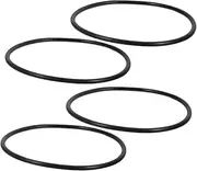 4pcs Water Purifier Silicone Ring for Water Filter Silicone Washer for Water Filter Sealing Assortment Silicone Water Filter Sealing Gasket Water Filter Ring Black SOESFOUFU