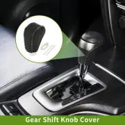 Car Gear Shift Knob Cover for Honda CR-V 2015-2016 Black Beige Faux Leather