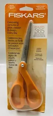 fiskars 365 limited edition 8in stainless steel blade scissors scuffed packaging