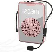 xuefu Portable Voice Amplifier for Teachers with Microphone Headset,Rechargeable Speaker for Training,Tour Guide,Classroom