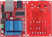 Industrial Grade Microcontroller, 2 Way Relay, Power Indicator, Relay State Indicator for LAN Ethernet, Internet Control