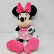 Disney Baby Minnie Mouse Plushed Pink Polka Dot Toy New With Tags
