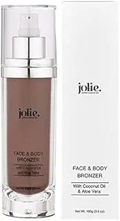 Jolie Face & Body Bronzer With Coconut Oil & Aloe Vera - Subtle Shimmer 100g