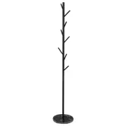 Clothes Stand Garment Coat Rack Metal Rail Portable Hanger Stand Organizer Black