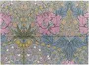 Morris Pink Honeysuckle (William Morris) Document Folder (Wrap Closure)