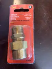 STRAIGHT TRANSITION FITTING brass- inlet 1/2" nom. CPVC - outlet 1/2" MIP 455881
