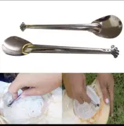 Coconut & Melon Grater w/ Spoon Scooper