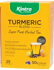 Kintra Tea Bag Turmeric 25 Pack 50g x 1