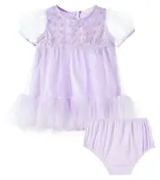 [Tutu Du Monde] Tutu Du Monde Baby Orchid Radiance set of dress and bloomers M 18-24 purple