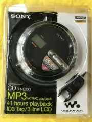 Sony D-NE330 Walkman CD MP3 Atrac Player with Remote Control (NEW)
