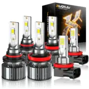 For Nissan Maxima 2009-2014 - 6X LED Headlight Hi/Lo Fog Light Bulbs Combo Kit (for: Nissan)
