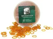 Mane Braiding Rubber Bands Braid-Ettes tub of 800 - Natural