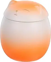 VANZACK Small Pet Urn Ceramic Memorial Cremation Jar Keepsake Ashes Container for Dogs and Cats Funeral Remembrance Ceremony