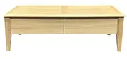 MD Clara Solid Timber 2 Drawer Coffee Table