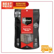 Black Hawk Beef Jerky STRAPS 100 Gm Treats For Dogs