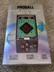 PROBALL Three Electronic Games In One Handheld Electronic Game *RARE*