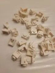 NEW LEGO 20X WHITE PLATE 1X1 W/1.5 PLATE 1X1 #36840.