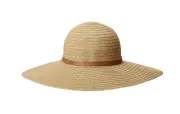 Betmar Women's Ramona Floppy Braid Wide Brim Sun Hat Natural One Size