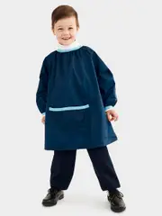 Kids School Art Smock - Navy Blue
