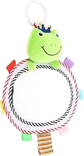 Backseat Rearview Mirror Baby Mirror Infant Toys Newborn Baby Toys with Plush Frog and Safety Features
