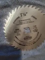 Oldham Saw Blade 7 1/4" Hard Crome Fine Cutting Plywood