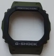 Casio Genuine Factory Replacement G Shock Bezel DW-5610SU-3 Black Green