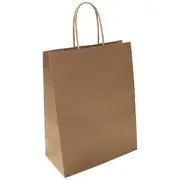 J.Burrows Recycled Kraft Bag Medium Brown 25 Pack