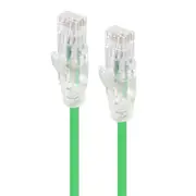 [C6S-1.5GRN] 1.5m Green Ultra Slim Cat6 Network Cable - Series Alp