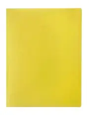 [Marbig] A4 Soft Touch Display Book for Paper/Documents Storage 12 Pockets Yellow