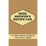 BEER BREWER’’S LOG: A HOME BREW JOURNAL FOR CRAFT BEER: 5