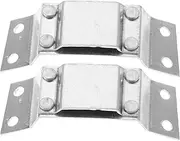 2pcs Helmet Light Mount Holder Base for Secure Headlamp Attachment Hard Hats Compatible with Helmets Reliable Headlight Replacement Accessory