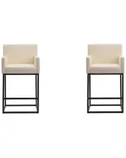Manhattan Comfort Set of 2 Ambassador Counter Stools