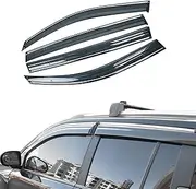 [Lyqfff] for Jeep Compass MK 49 2006-2016, Car Window Sun Rain Shade Visors Shield Shelter Protector Cover Trim Frame Sticker Accessories