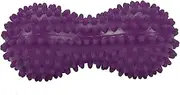 Peanut Massage Ball, Spiky Massage Ball, Fitness Exercise, Mobility Ball, Relief from Pain, Muscle Stealing, Plantar Fasciitis, Perfect for Trigger Point Reflexology Massage (Purple)